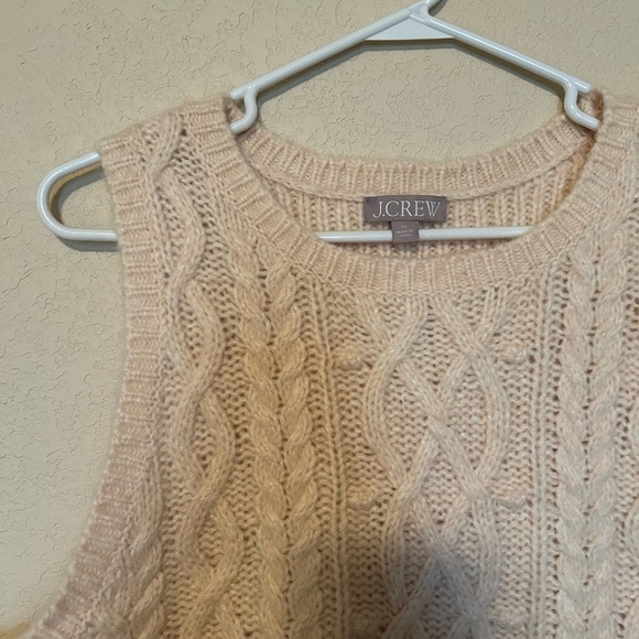 J. Crew Cream Cable Knit Sleeveless Top - Picture 4 of 8